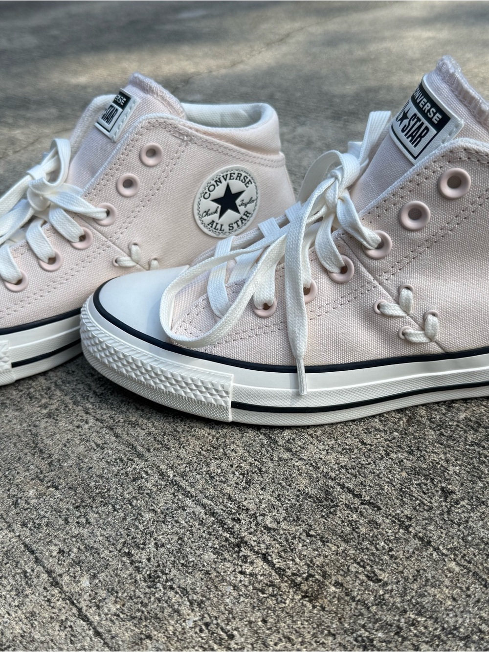 Converse Chuck Taylor All Star Mid Top Sneakers Light Pink Size 7 NWOT - Picture 10 of 10